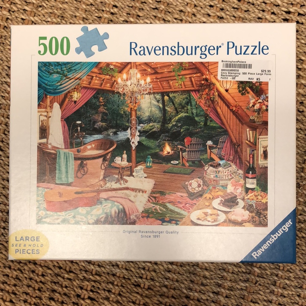 Ravensburger 500 Large Pieces Puzzle -Cozy Glamping